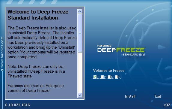 冰点还原精灵(Deep Freeze)