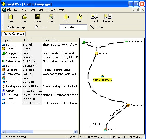 GPS导航设备互连软件EasyGPS