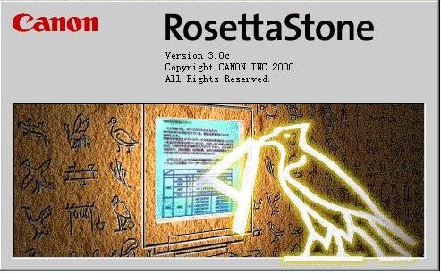 佳能扫描仪附带软件RosettaStone