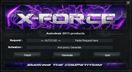 autocad2013序列号和密钥生成工具