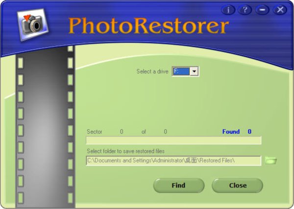 数码照片恢复软件(PhotoRestorer)