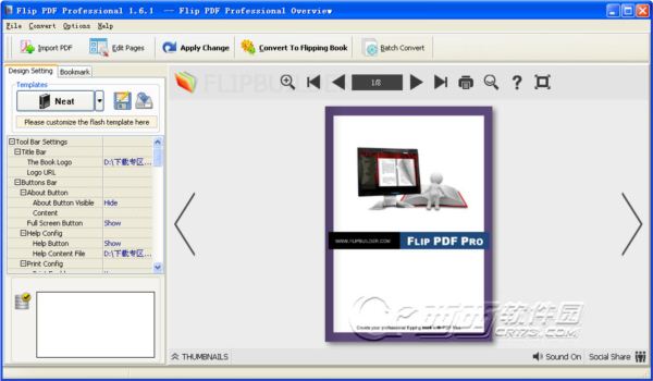PDF制作翻页电子书(Flip PDF Professional)