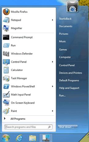 恢复Windows 8 开始菜单工具(StartIsBack)