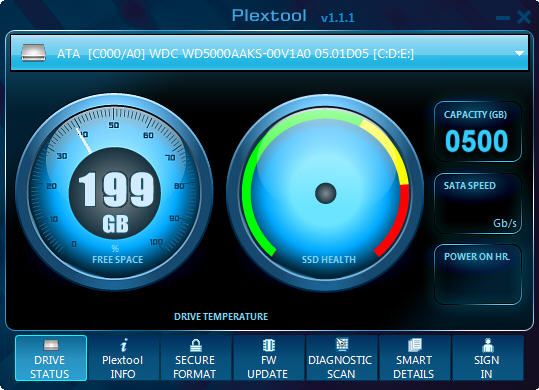 浦科特固态硬盘软件Plextool(Plextor SSD)