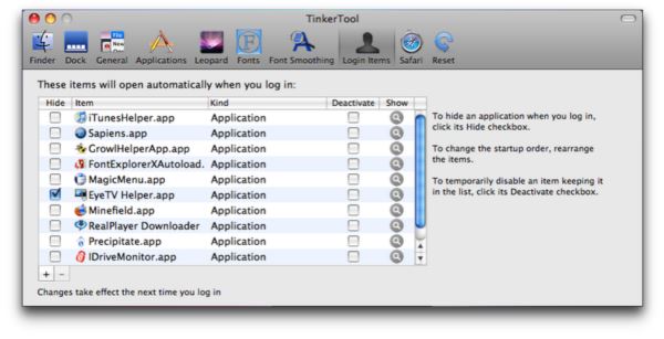 MAC系统设置软件(TinkerTool)