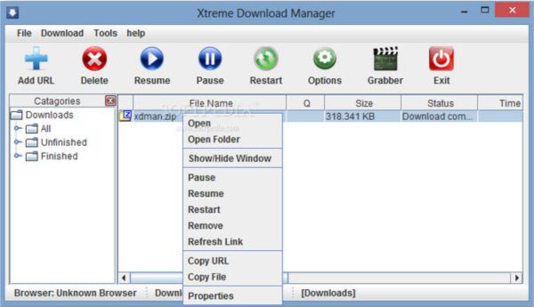 下载管理器(Xtreme Download Manager)