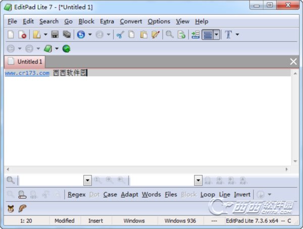 文本编辑工具JGsoft EditPad Lite