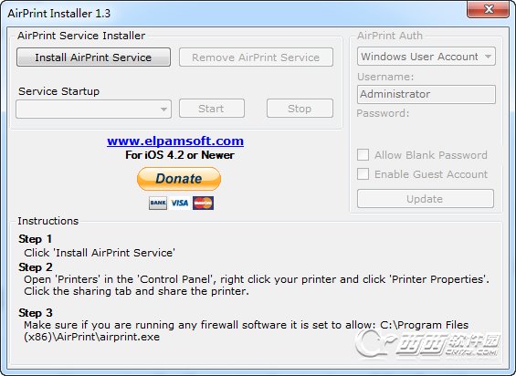 AirPrint苹果手机无线打印(airprint installer)