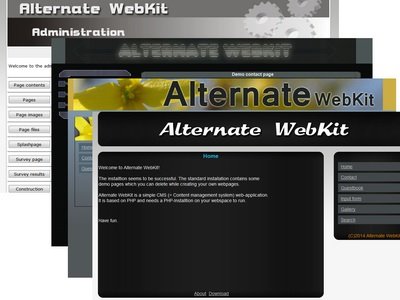 Alternate WebKit Lite内容管理系统