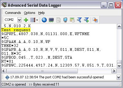 Advanced Serial Data Logger串行数据记录仪