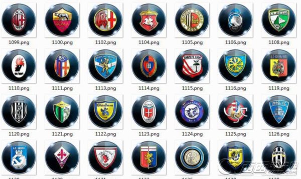 足球经理2016天空体育风格圆形队徽美化包