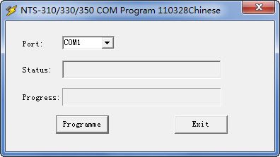 NTS310/330/350系列COM Program电经程序