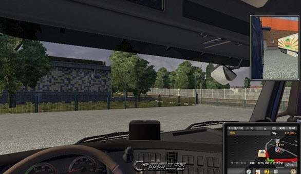 欧洲卡车模拟2司机携工作回程mod
