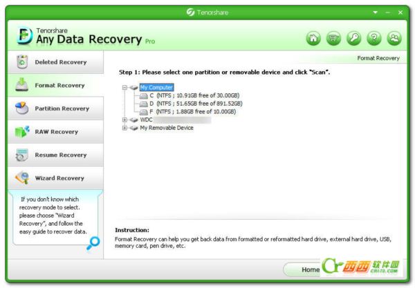 数据恢复软件(Tenorshare Any Data Recovery)