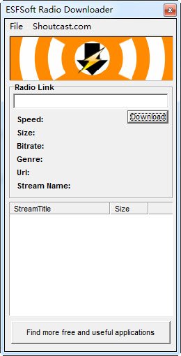 ESFSoft Radio Downloader