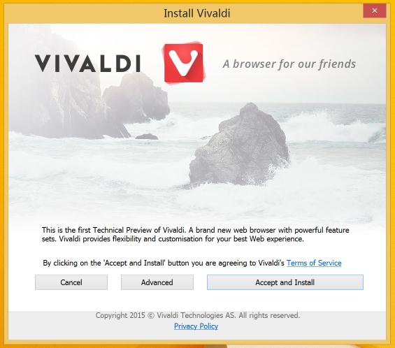 vivaldi浏览器