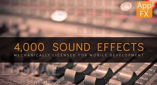 4000组手机app特效音(App FX Sound Effects Library)