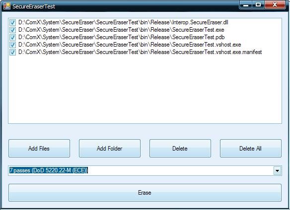 Secure Eraser ActiveX文件无痕删除控件