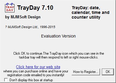 TrayDay日期时间管理工具