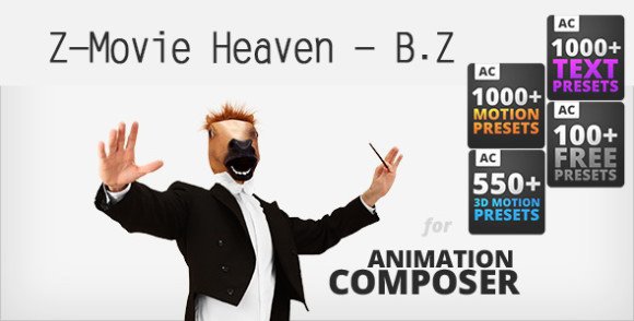 马头人3D扁平动画制作AE插件(Animation Composer)