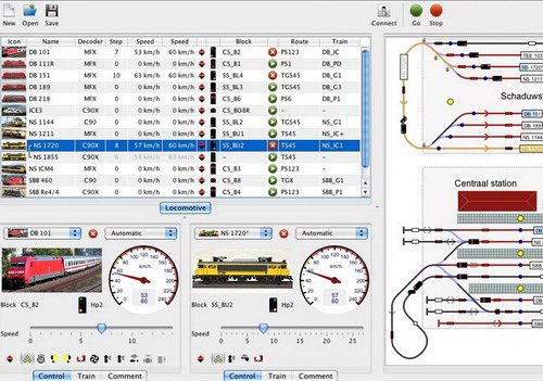 iTrain列车模型智能控制软件