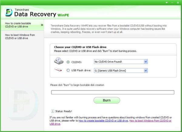 Tenorshare Data Recovery WinPE(PE系统数据恢复软件)