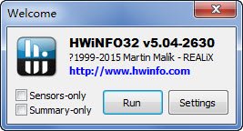 HWiNFO32(电脑硬件检测工具)