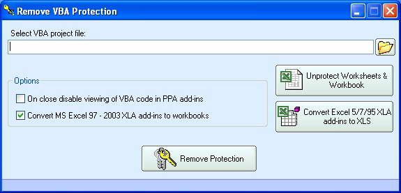 密码恢复工具Remove VBA Password