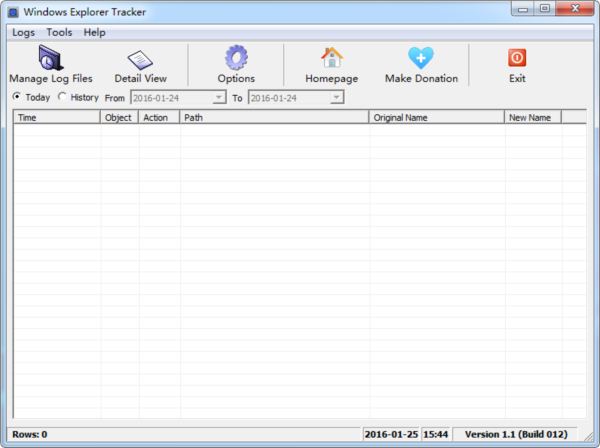资源管理器操作记录软件(Windows Explorer Tracker)