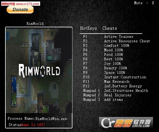 环世界rimworld a15多功能修改器