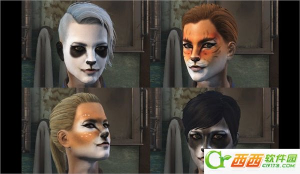 辐射4动物脸型涂装mod