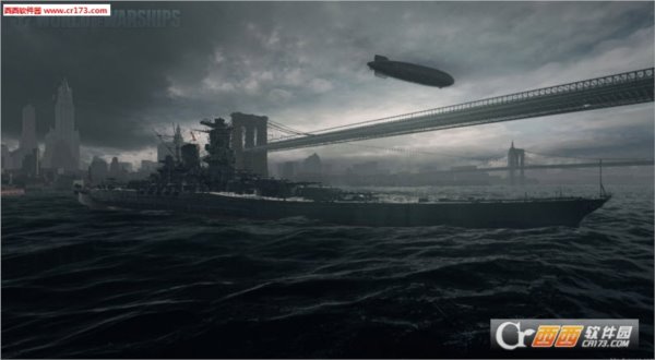 战舰世界雨中的纽约港口