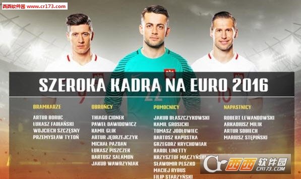 2016欧洲杯波兰队阵容及实力分析【含比分预测】