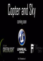 Copter and Sky直升机和天空