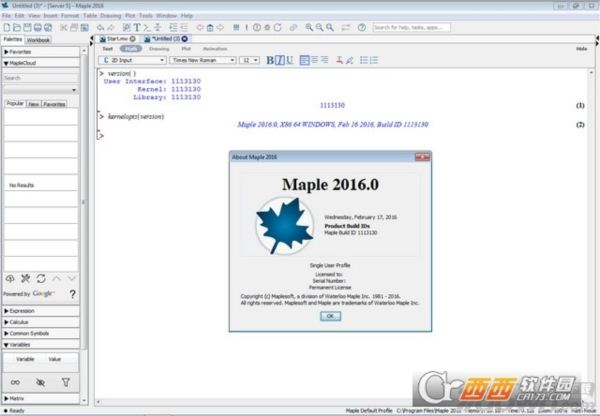 Maplesoft Maple 2016 64位