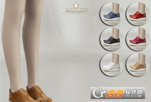 模拟人生4Kira女士厚底增高马丁靴MOD