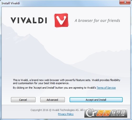 Vivaldi 1.7候选版