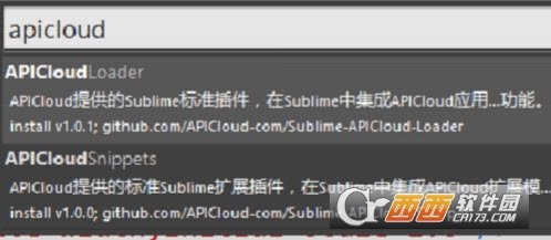Sublime APICloud Plugins