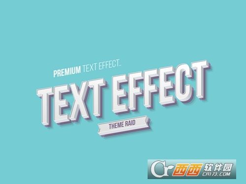 Text Effect立体3D文字模板