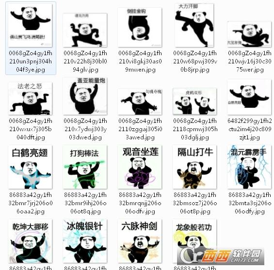 熊猫武功招式表情包高清无水印