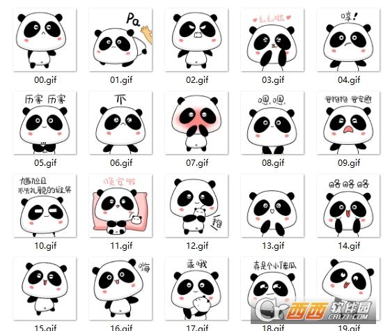 熊猫熊小猫的表情包