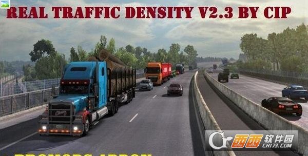 欧洲卡车模拟2真正的交通密度MOD