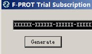 F-PROT Trial Subscription Key Toolkit