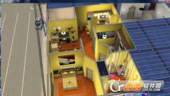 模拟人生4简约公寓改造房屋MOD