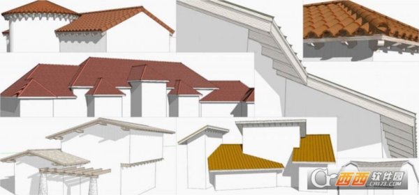 屋顶设计插件Atiles For 3DsMax