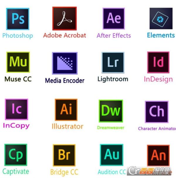 Adobe CC 2018全套系列设计软件