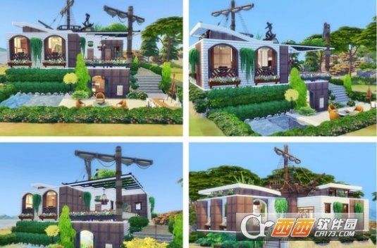 模拟人生4船舶造型家庭住宅MOD