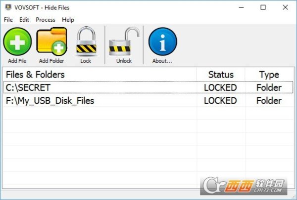 VovSoft Hide Files(文件隐藏锁定)