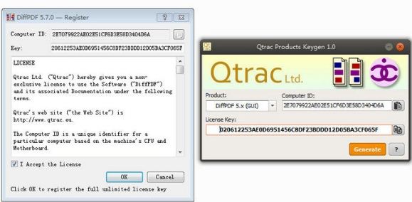 PDF对比工具Qtrac DiffPDF