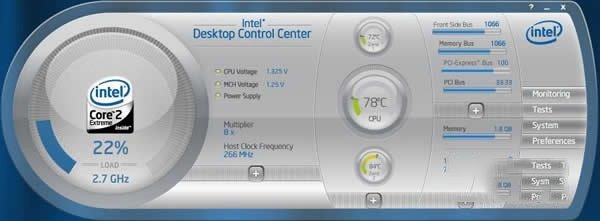 英特尔主板调控工具Intel Desktop Control Center